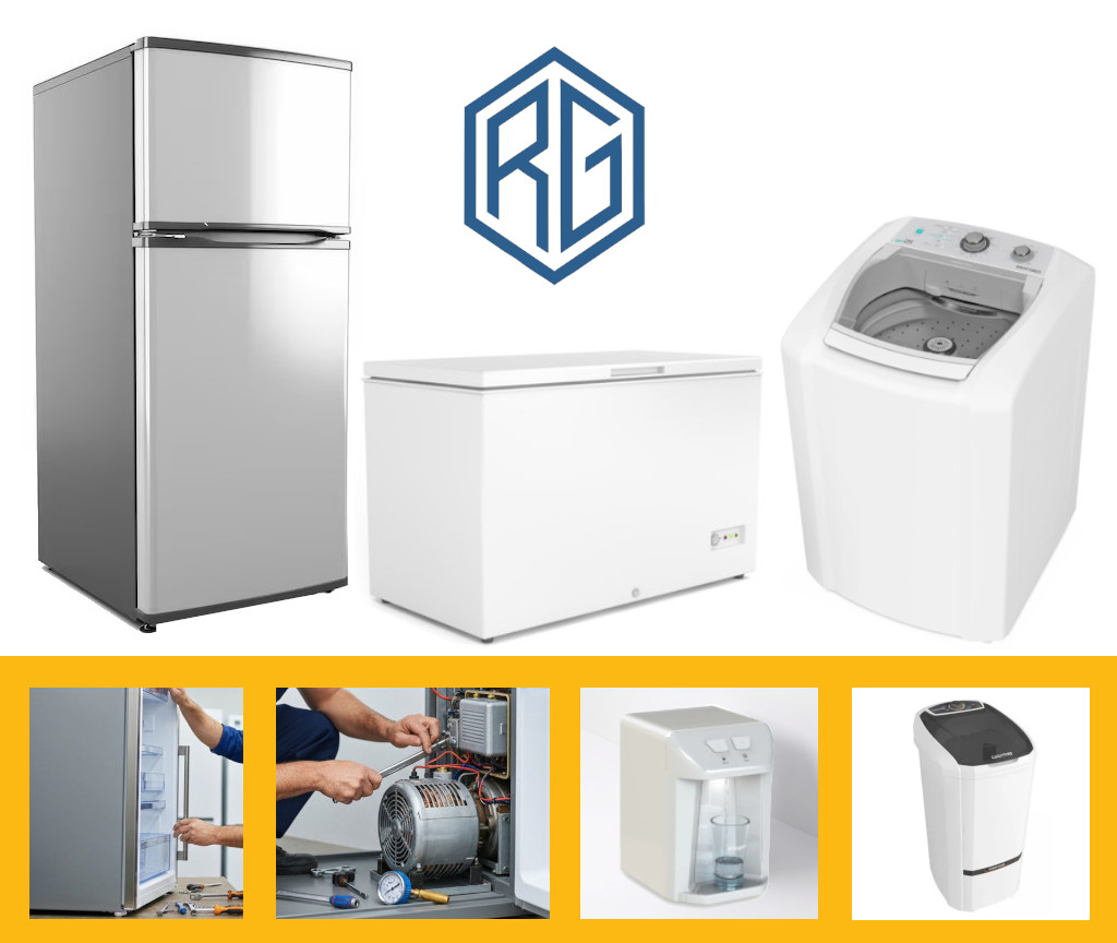 Técnico consertando eletrodomésticos